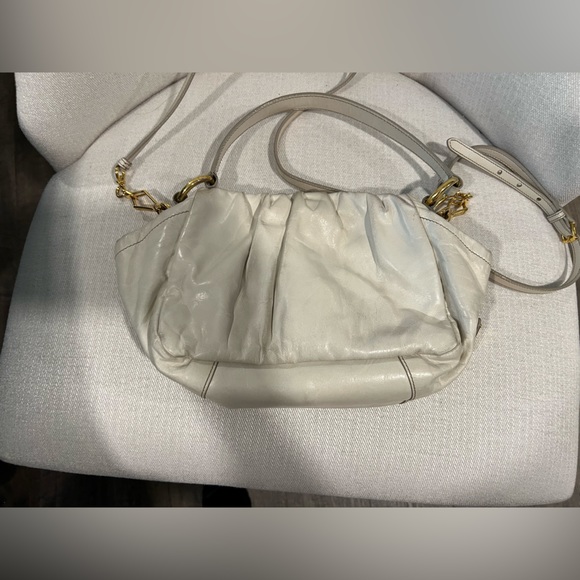 Auth. Prada Bow Bag 2 Way VGUC, Triangle Logo, Soft Nappa, Gorgeous! - Picture 5 of 14